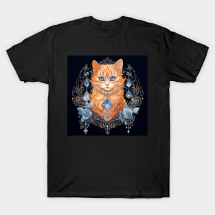 Jewelled Orange British Shorthair T-Shirt